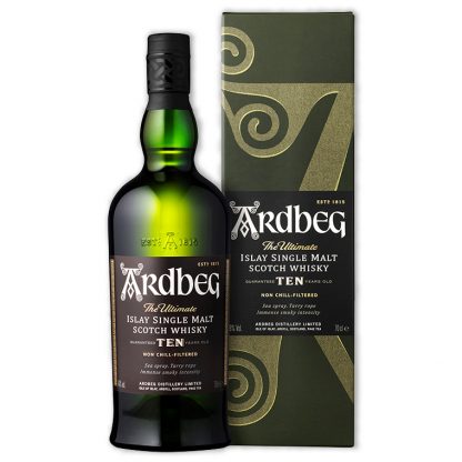 Whisky,Ardbeg 10 Years Single Malt Scotch Whisky 雅柏艾雷10年單一純麥威士忌,700mL