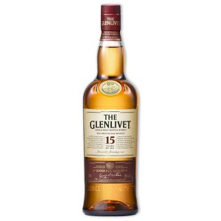 Whisky,Glenlivet 15 Years Single Malt Scotch Whisky 格蘭利威15年單一純麥威士忌,700mL