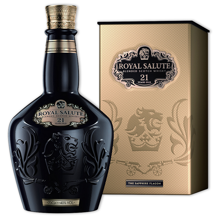 Whisky,Royal Salute 21 Years Blended Scotch Whisky 皇家禮砲21年調和威士忌,700mL